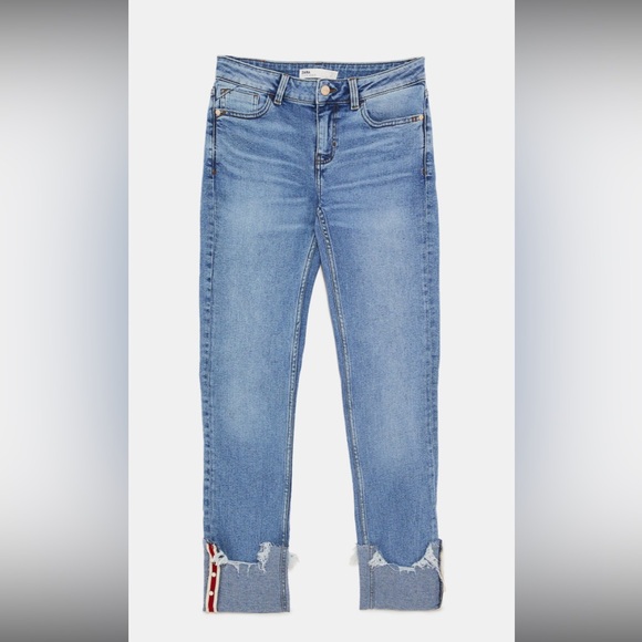Zara Z1975 Blue High Rise Jeans Versatile Fit - Picture 1 of 7